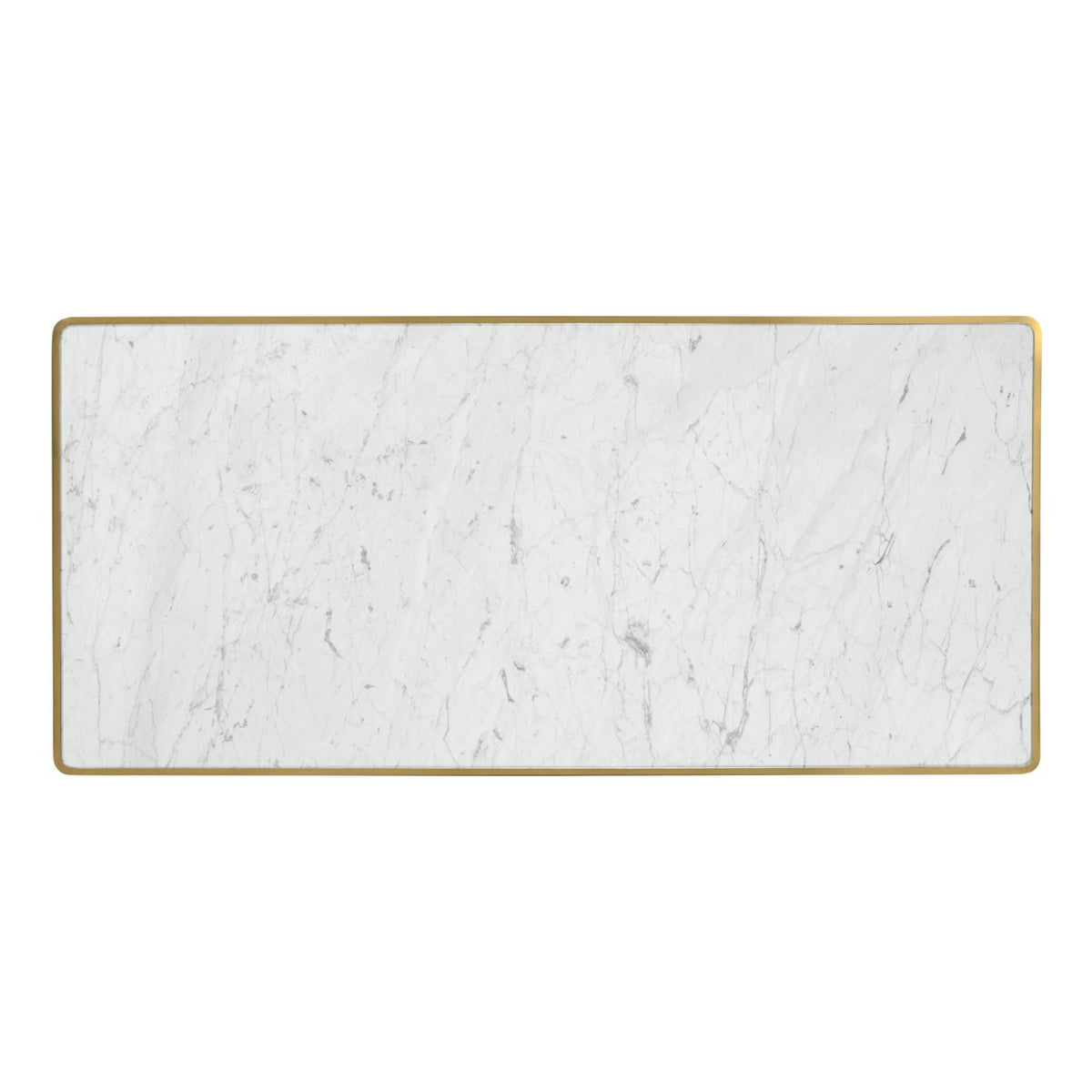 Jonathan Charles Coffee Table with White Calcutta Marble Top