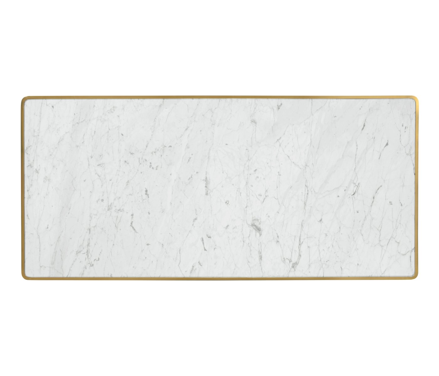 Jonathan Charles Coffee Table with White Calcutta Marble Top