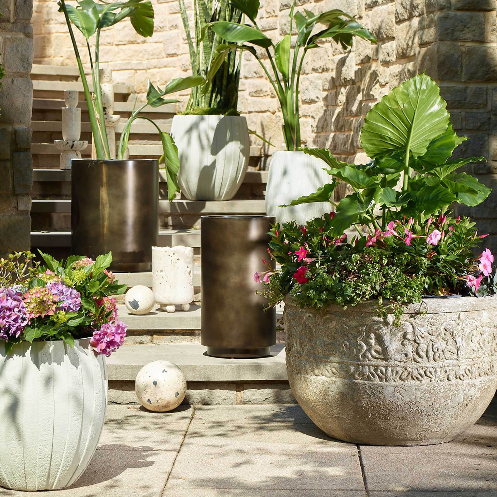 Uttermost Regalia Indoor-Outdoor Stone Planter