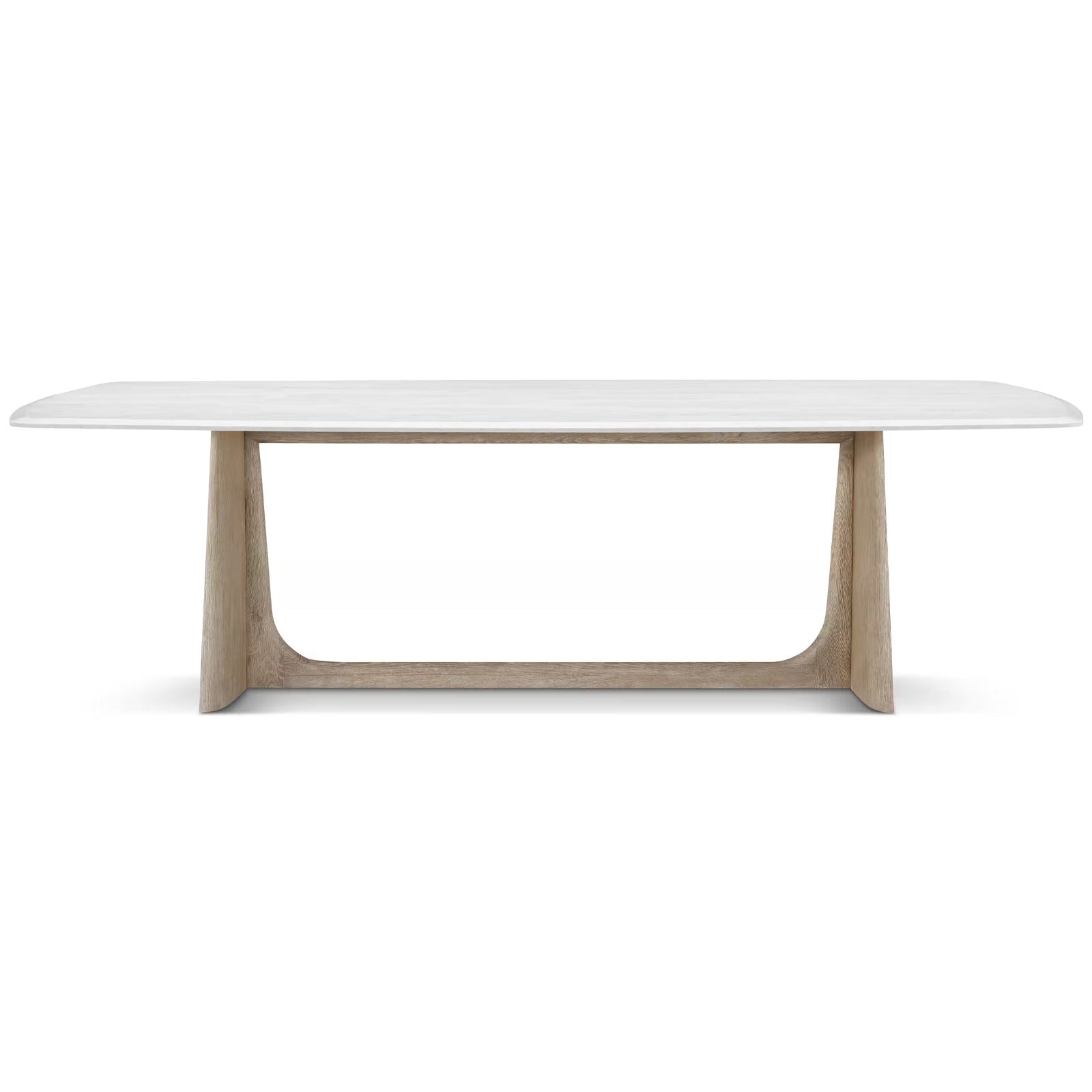 Theodore Alexander Wooden Dining Table Marble Top Large
