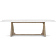 Theodore Alexander Wooden Dining Table Marble Top Large