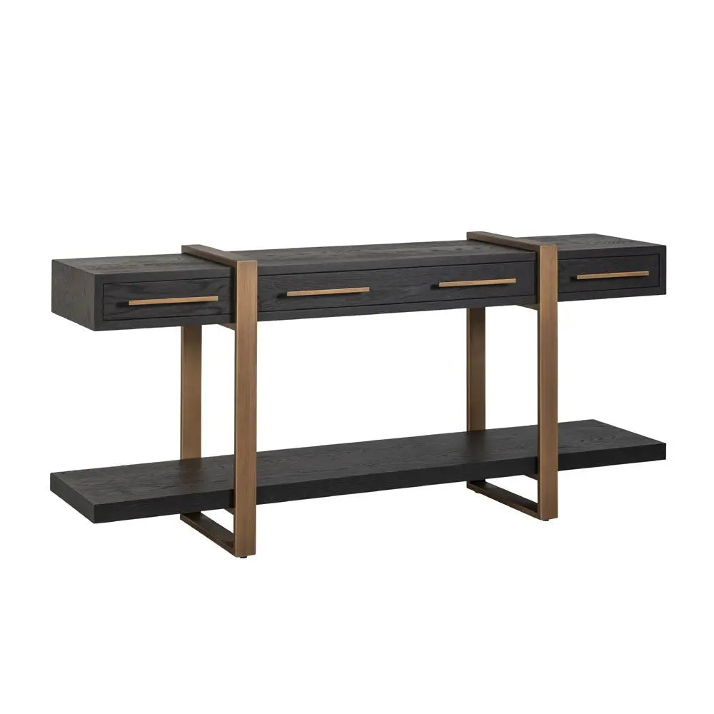 Richmond Interiors Cambon 3 Drawer Sideboard in Dark Coffee Sideboard