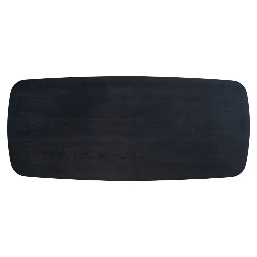 Richmond Interiors Cambon Oval Dining Table 280cm Dark Coffee Oak ...