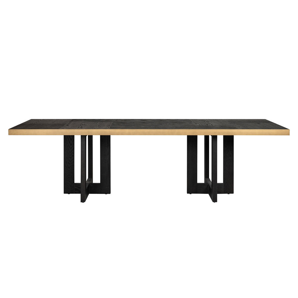 Richmond Interiors Cambon Dining Table 280cm in Dark Coffee