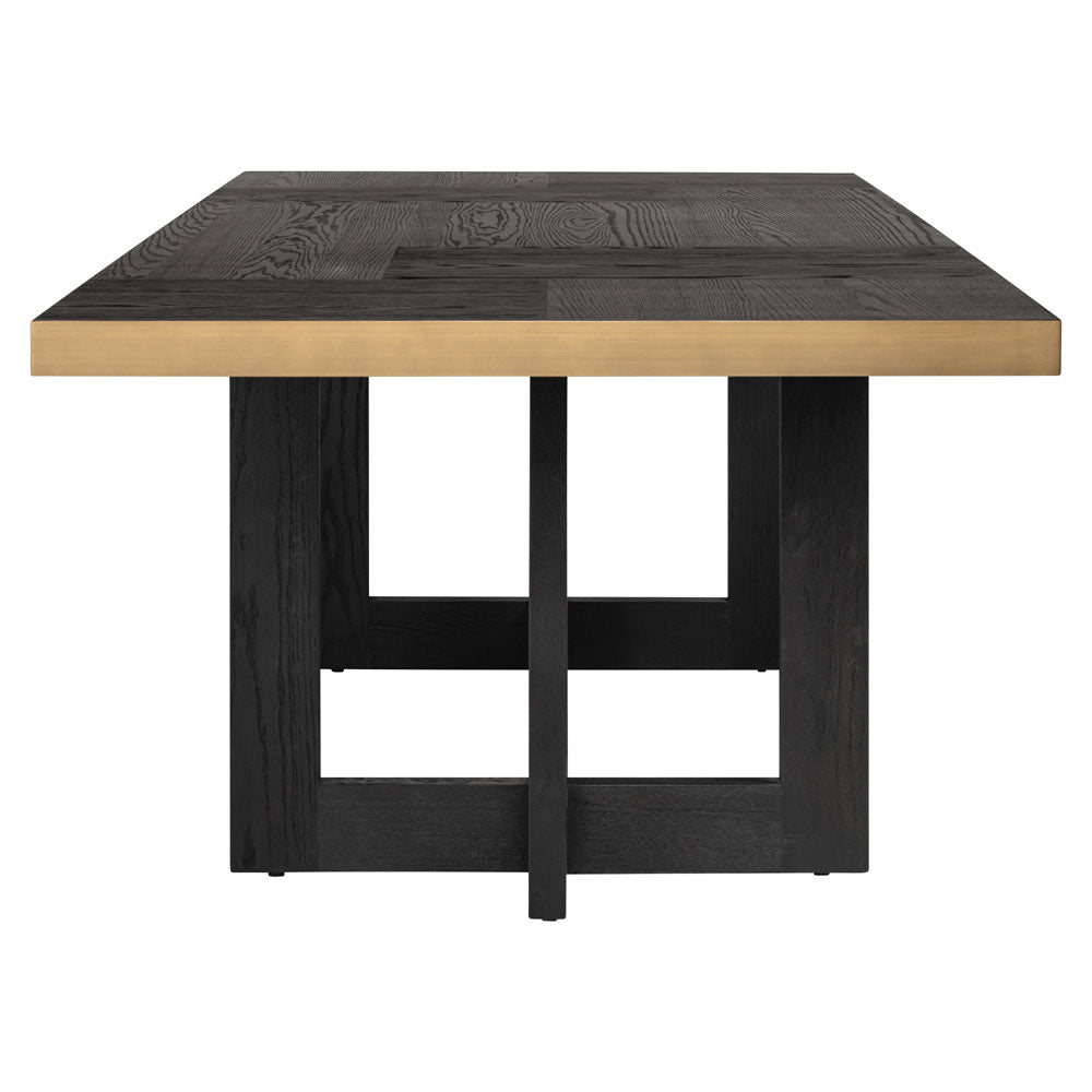 Richmond Interiors Cambon Dining Table 280cm in Dark Coffee