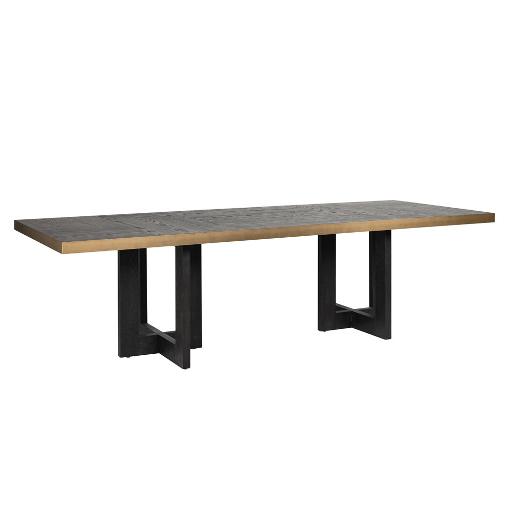 Richmond Interiors Cambon Dining Table 280cm in Dark Coffee