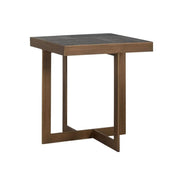 Richmond Interiors Cambon Side Table in Dark Coffee