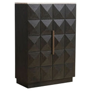 Richmond Interiors Claremont 2 Door Cabinet in Brown Cabinet