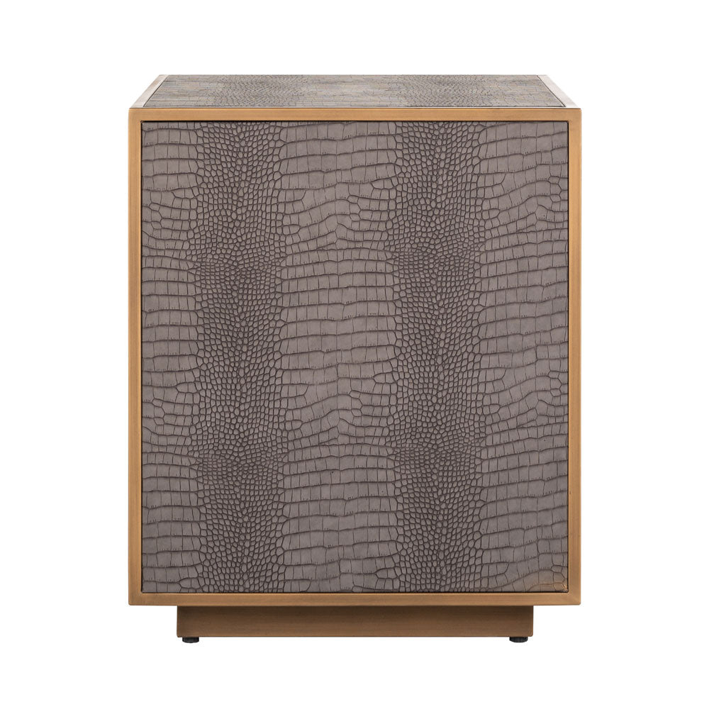 Richmond Interiors Classio Brushed Gold 3 Drawer Chest of Drawers Chest of Drawers