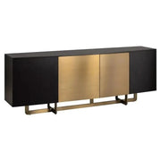 Richmond Interiors Dax 4 Door Sideboard in Charcoal Sideboard