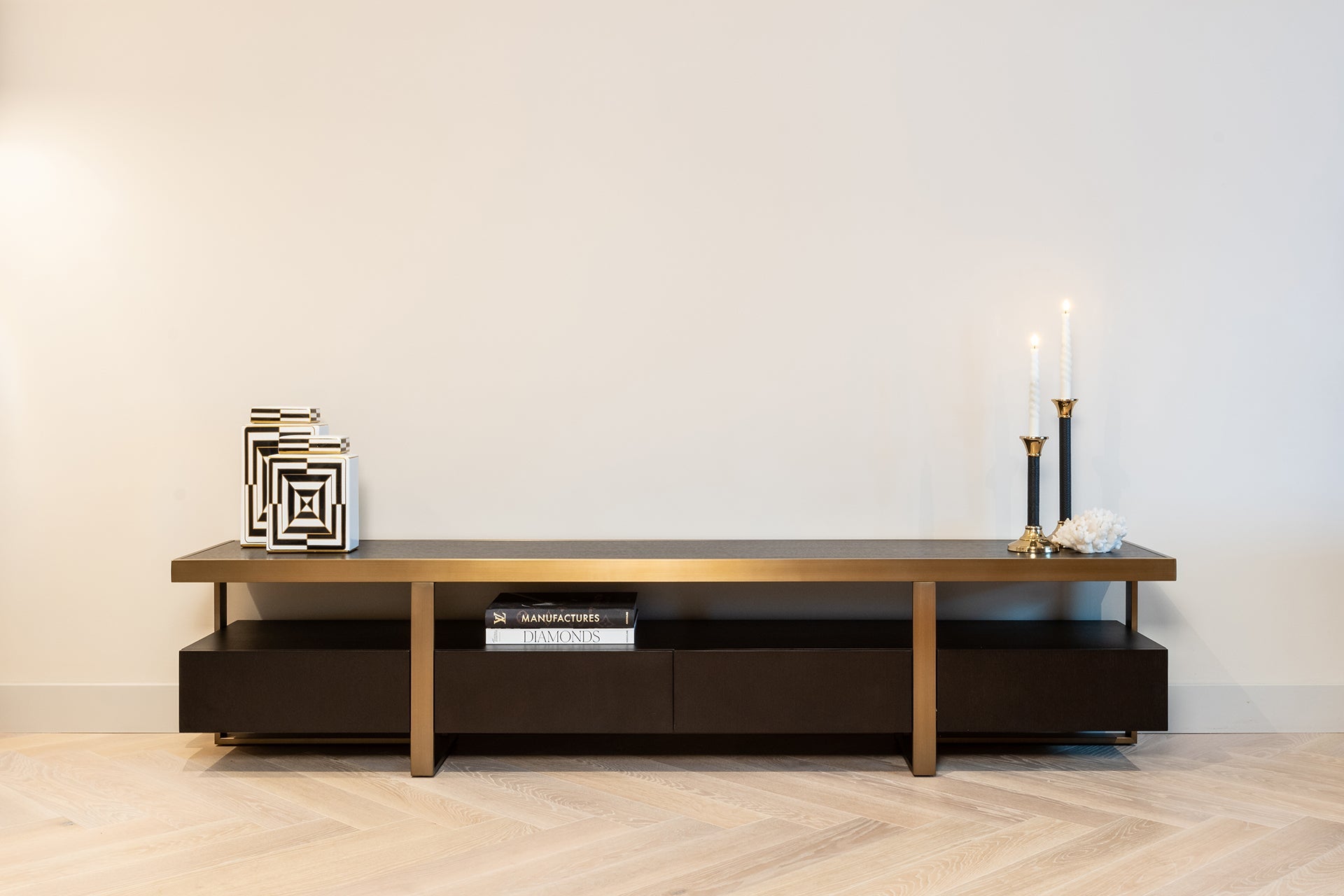 Richmond Interiors Diddley TV Cabinet in Charcoal Nicholas John Interiors Richmond Interiors