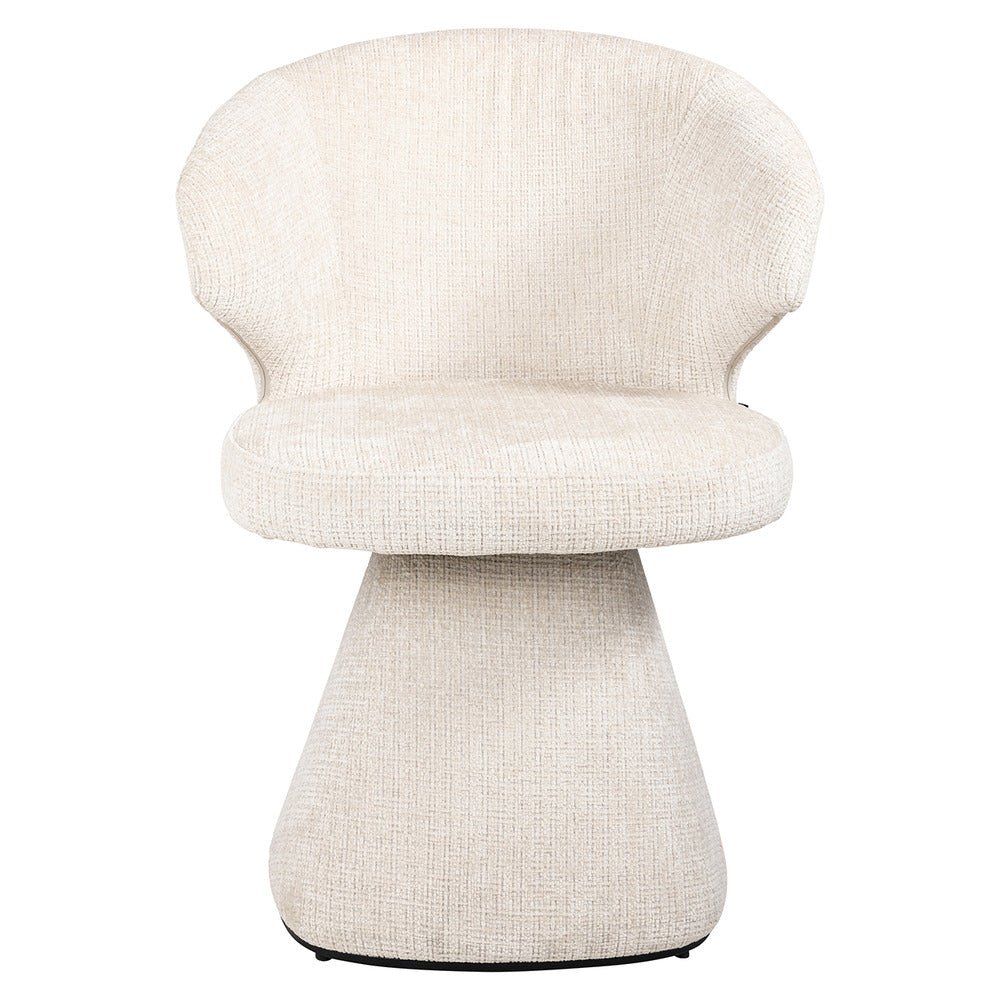 Richmond Interiors Gatsbi Chair in Beige Chenille Dining Chair