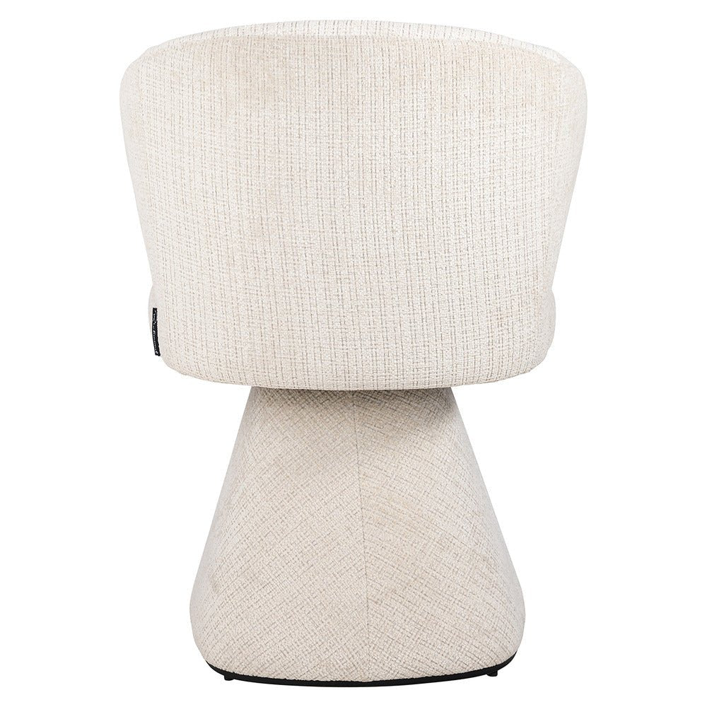 Richmond Interiors Gatsbi Chair in Beige Chenille Dining Chair