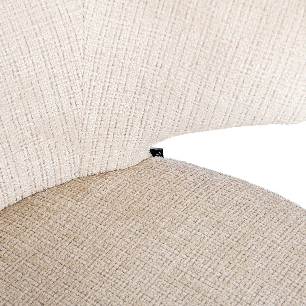 Richmond Interiors Gatsbi Chair in Beige Chenille Dining Chair