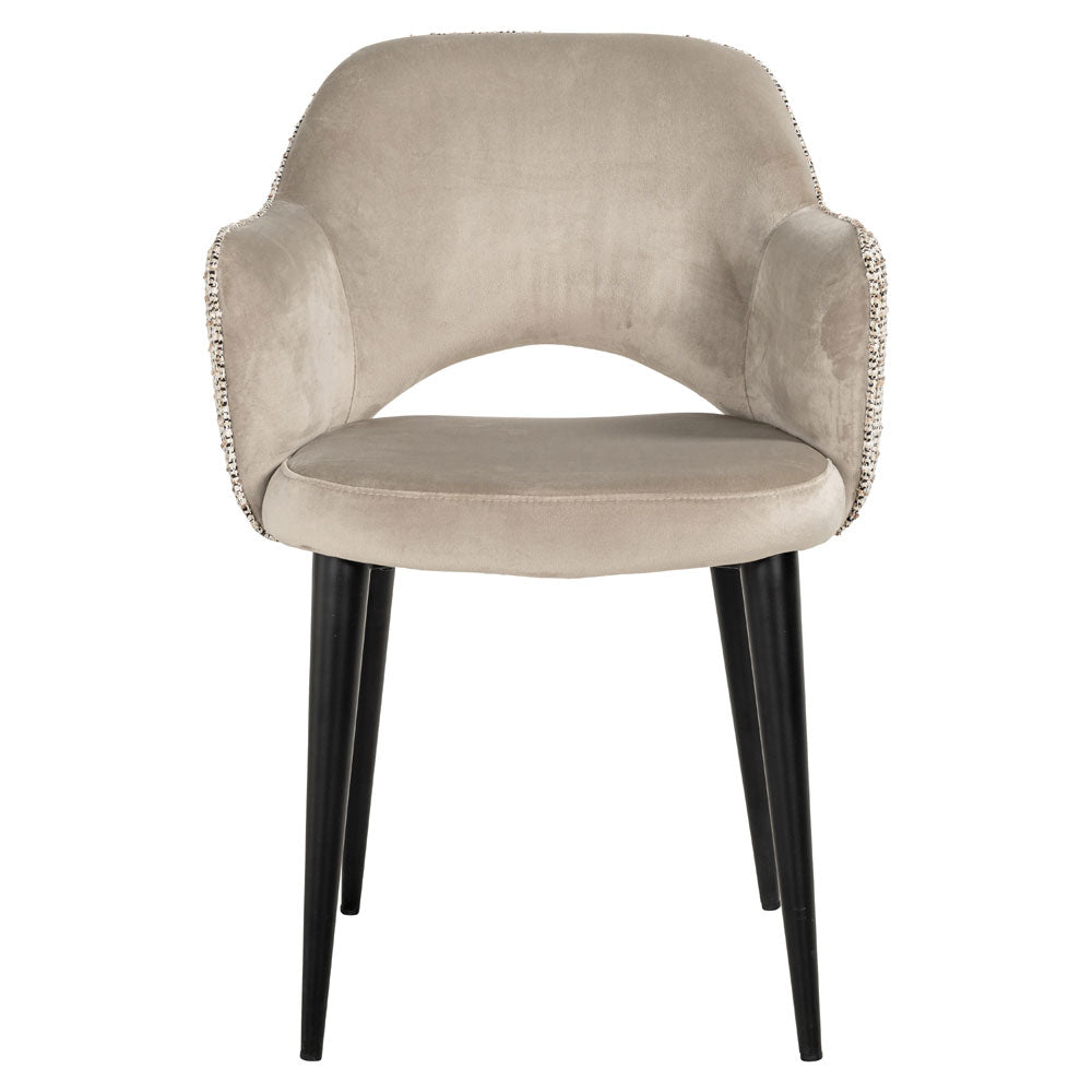 Richmond Interiors Giovanna Armchair Trendy Nature/Quartz Khaki Nicholas John Interiors Richmond Interiors