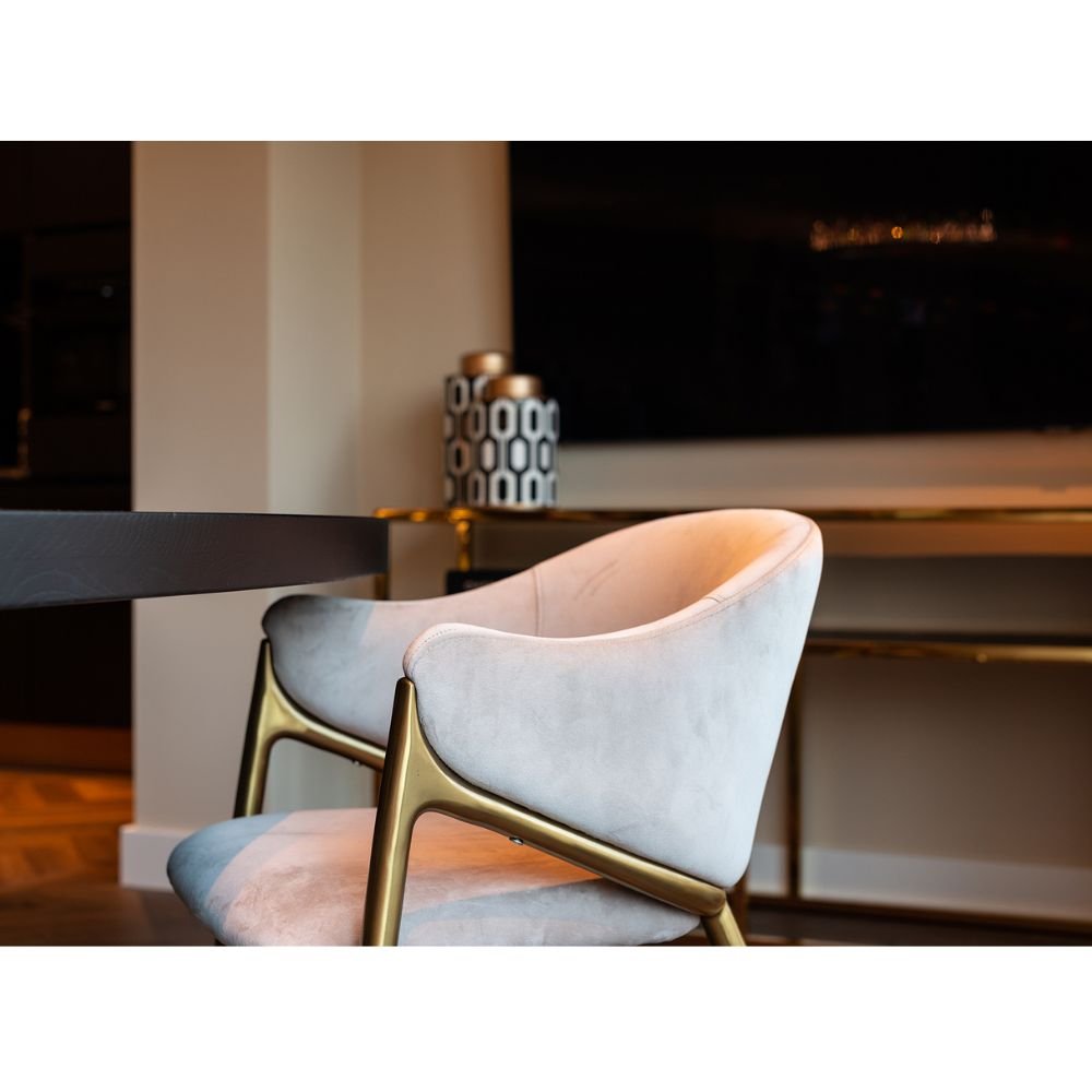 Richmond Interiors Gwen Chair in Khaki Velvet Nicholas John Interiors Richmond Interiors