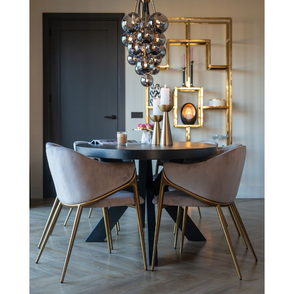 Richmond Interiors Gwen Chair in Khaki Velvet Nicholas John Interiors Richmond Interiors