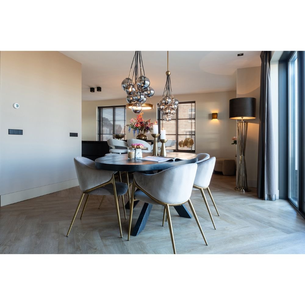 Richmond Interiors Gwen Chair in Khaki Velvet Nicholas John Interiors Richmond Interiors