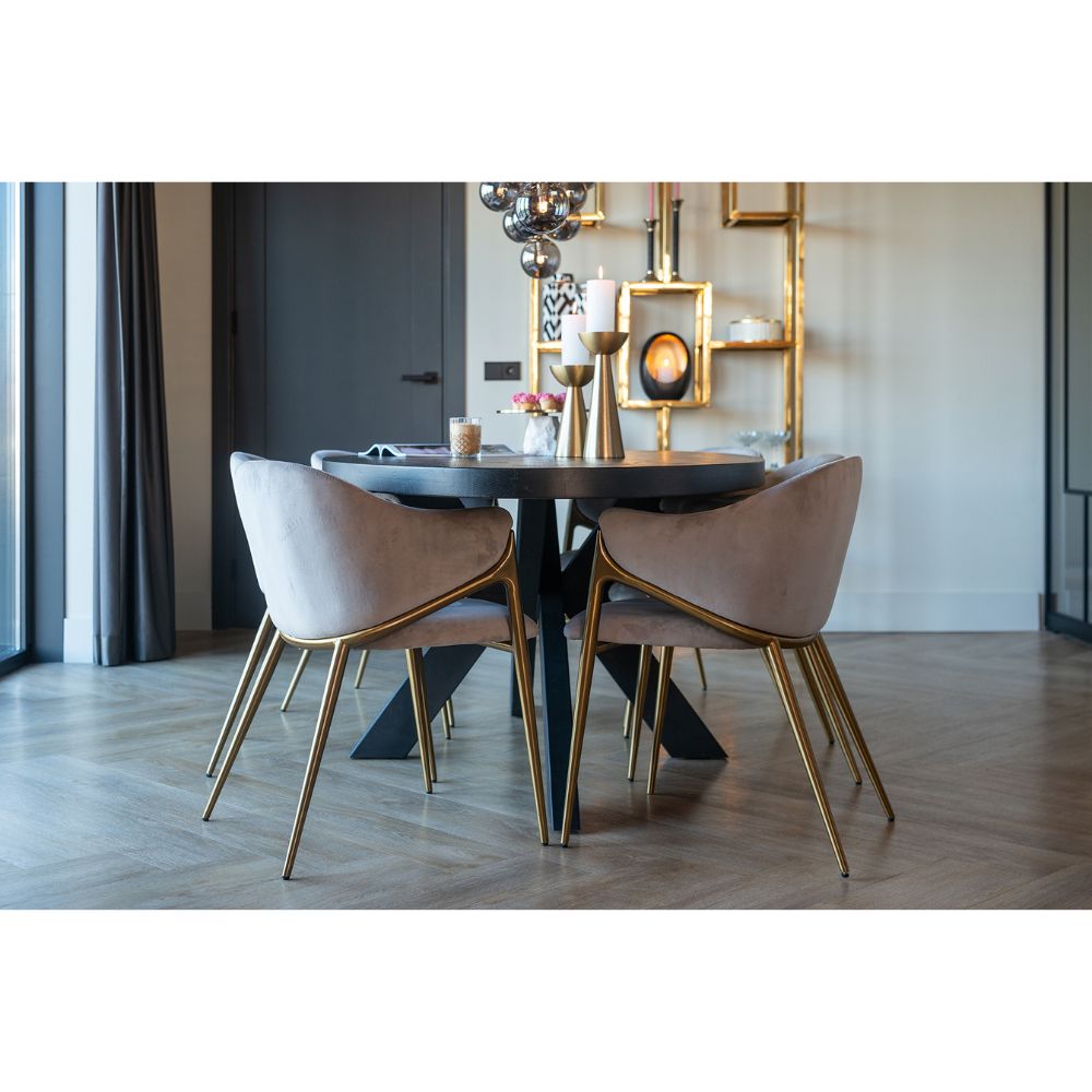 Richmond Interiors Gwen Chair in Khaki Velvet Nicholas John Interiors Richmond Interiors