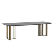 Richmond Interiors Maverick Dining Table in Charcoal Dining table