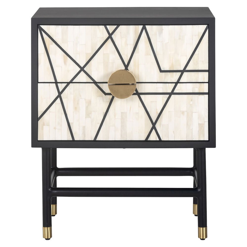 Richmond Interiors Novas 2 Drawer Nightstand Bedside Table