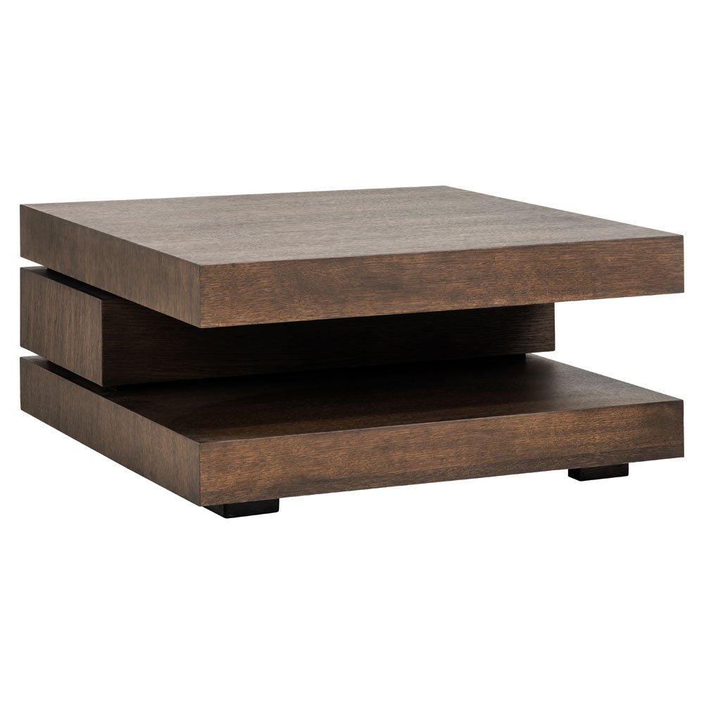 Richmond Interiors Oakura Coffee Table Blok C in Brown Coffee Table