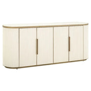 Richmond Interiors Tivoli 4 - Door Sideboard in White Sideboard