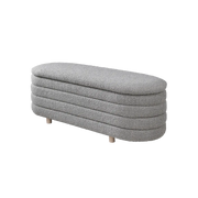 Twenty10 Design Ripple Ottoman in Cologne-Dove  Nicholas John Interiors
