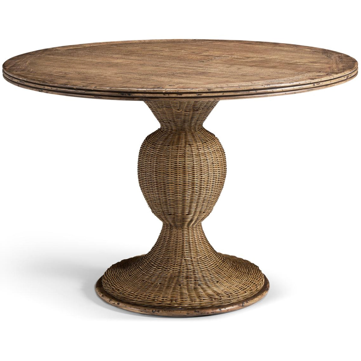 Jonathan Charles Palm Court Rattan Round Dining Table