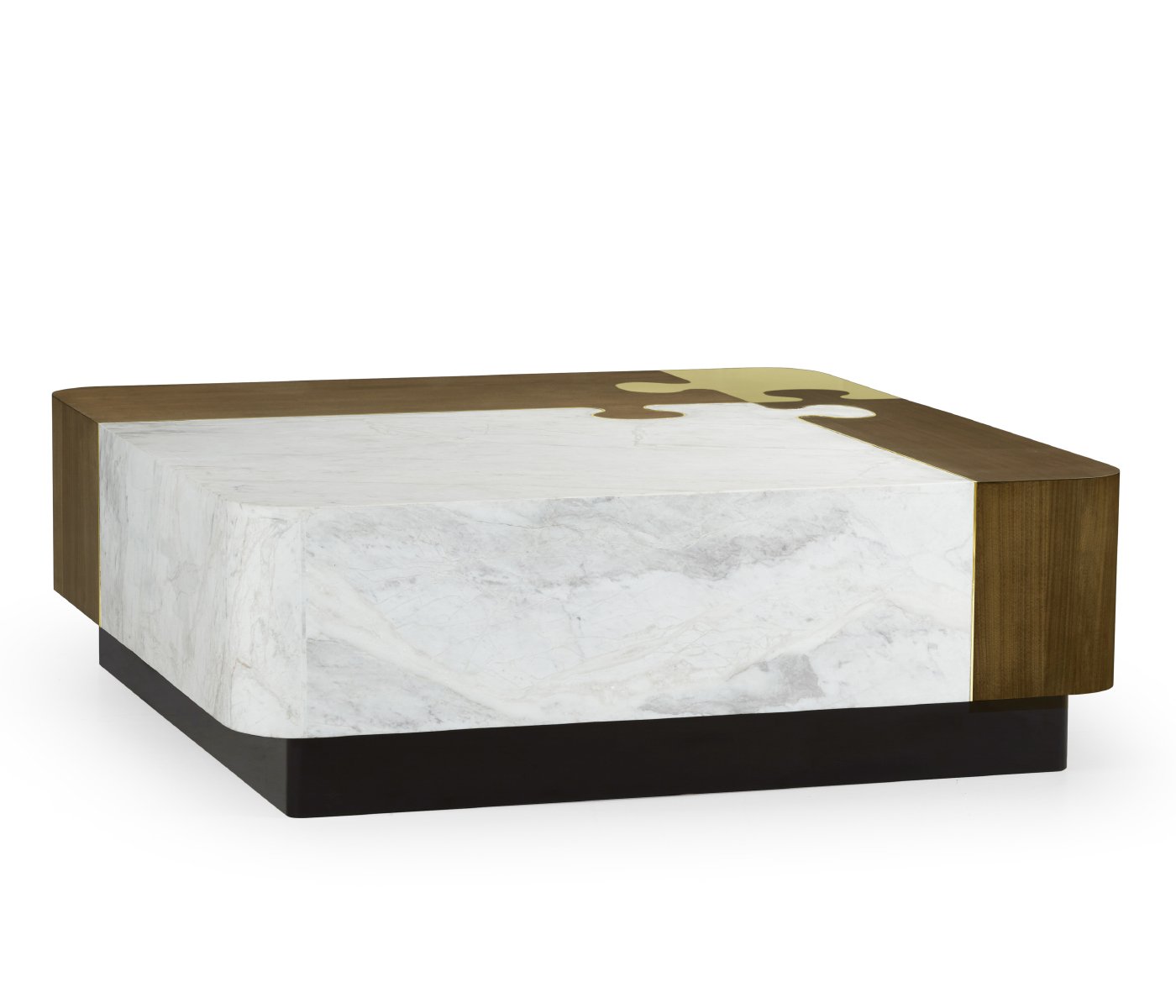 Jonathan Charles Square Coffee Table Puzzle