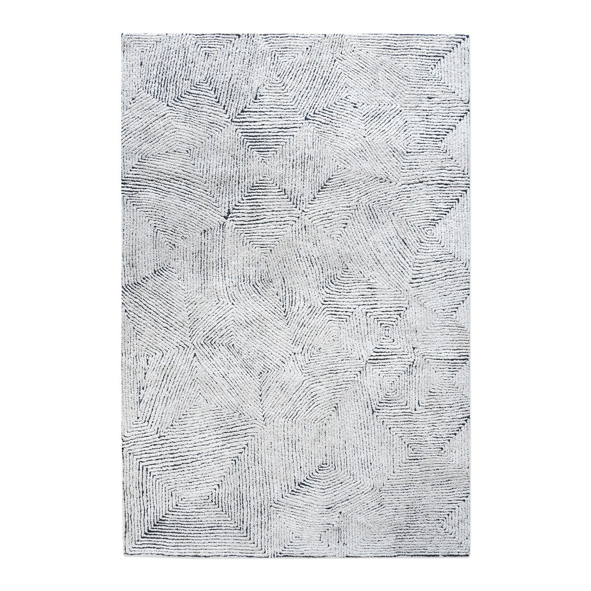 Maze Rug in Blue - 152 x 244cm