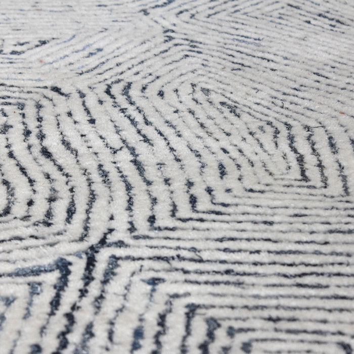 Uttermost Maze Rug in Blue - 274 x 365cm