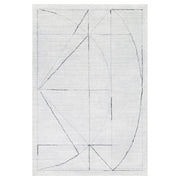  Costilla Modern White 6 X 9 Rug