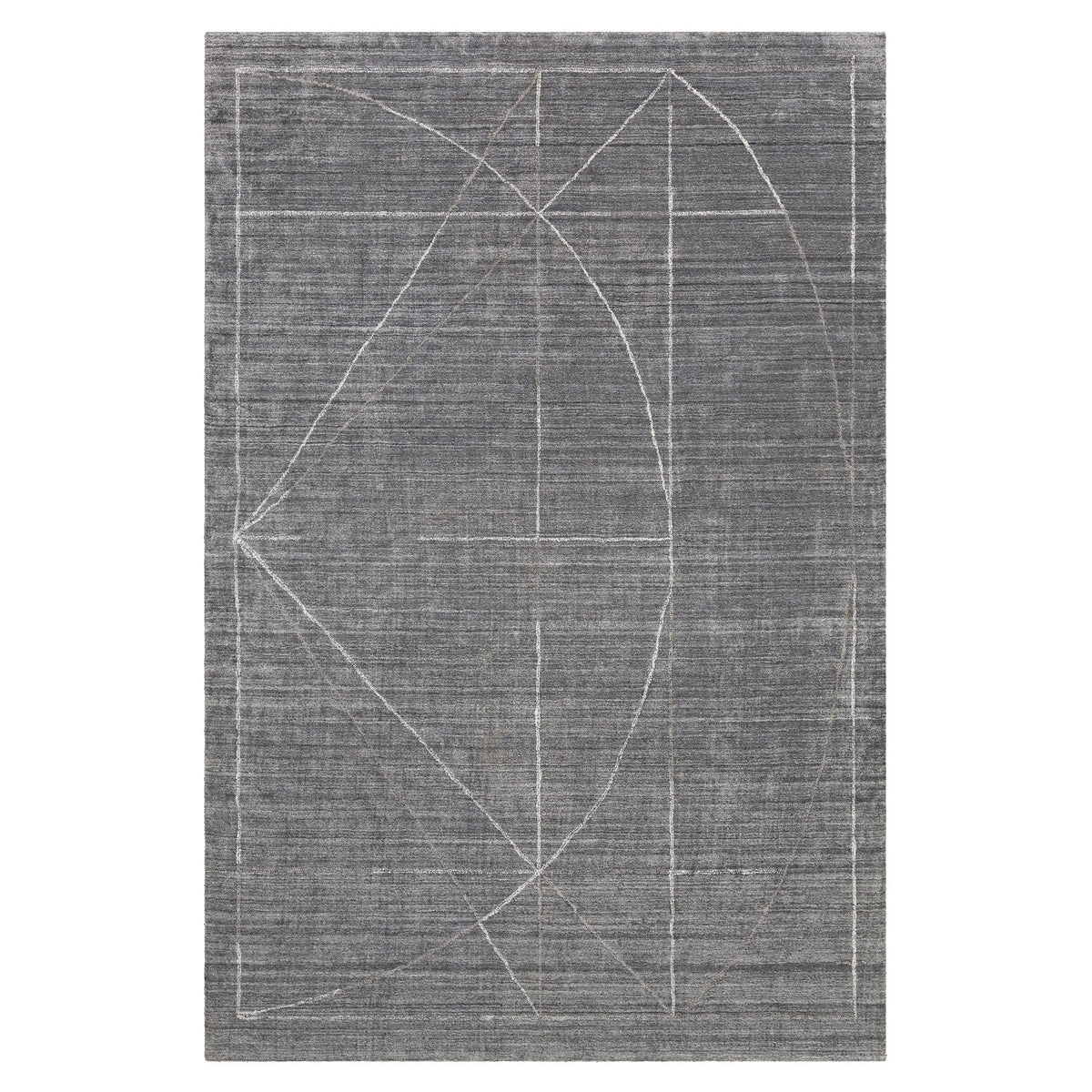  Costilla Modern Gray 6 X 9 Rug