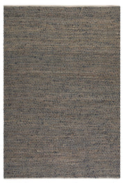 Tobais Rug in Rescued Leather and Hemp - 274 x 365 cm 