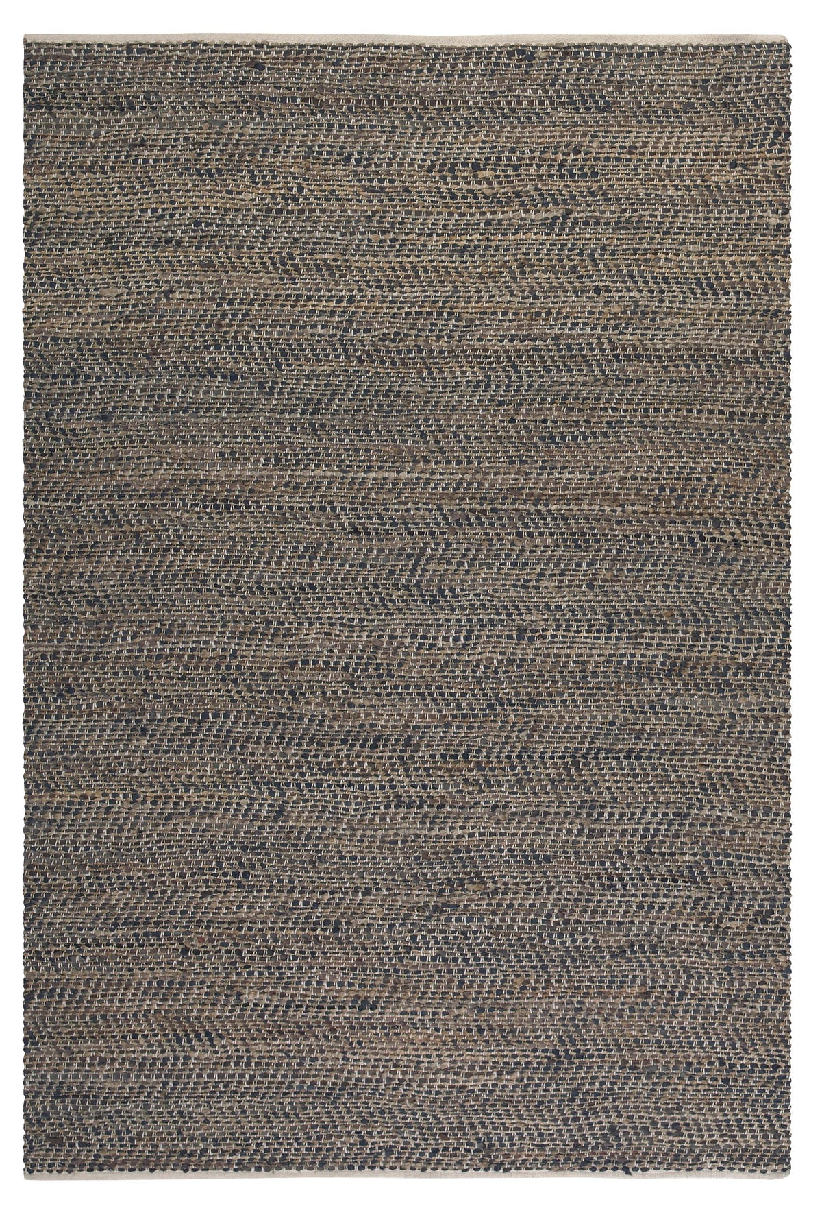 Tobais Rug in Rescued Leather and Hemp - 274 x 365 cm 