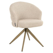 Richmond Interiors Zendaya Swivel Chair in Biscotti  Nicholas John Interiors