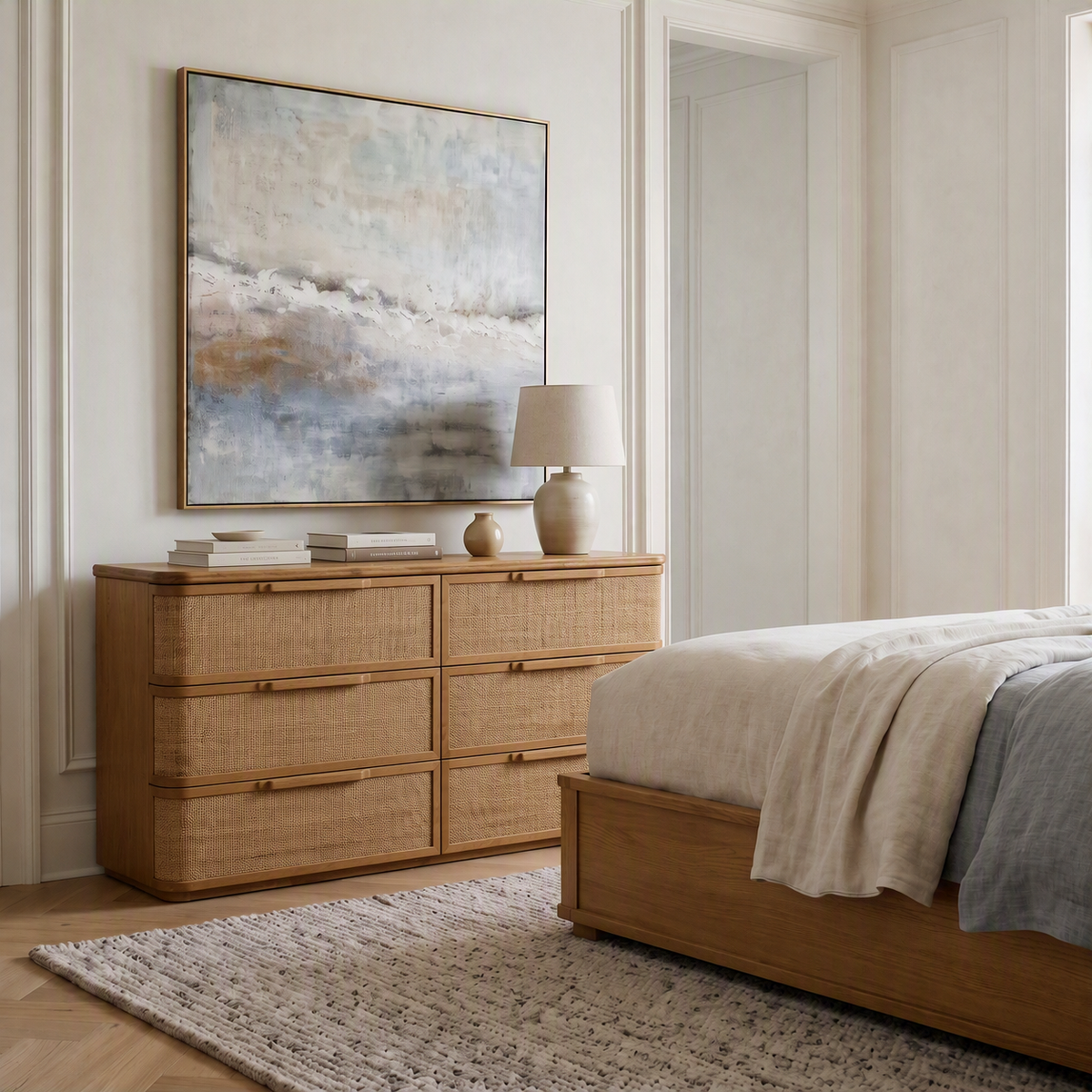 Keiichi Saintbury 6 Drawer Chest of Drawers
