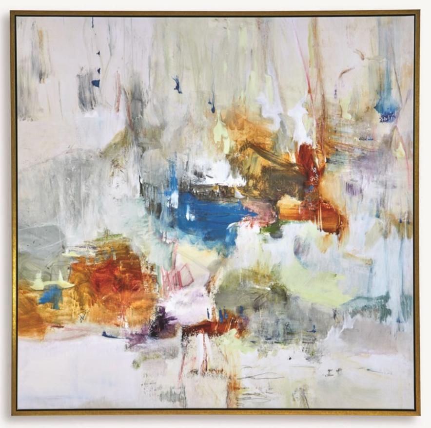 In The Beginning Framed Canvas