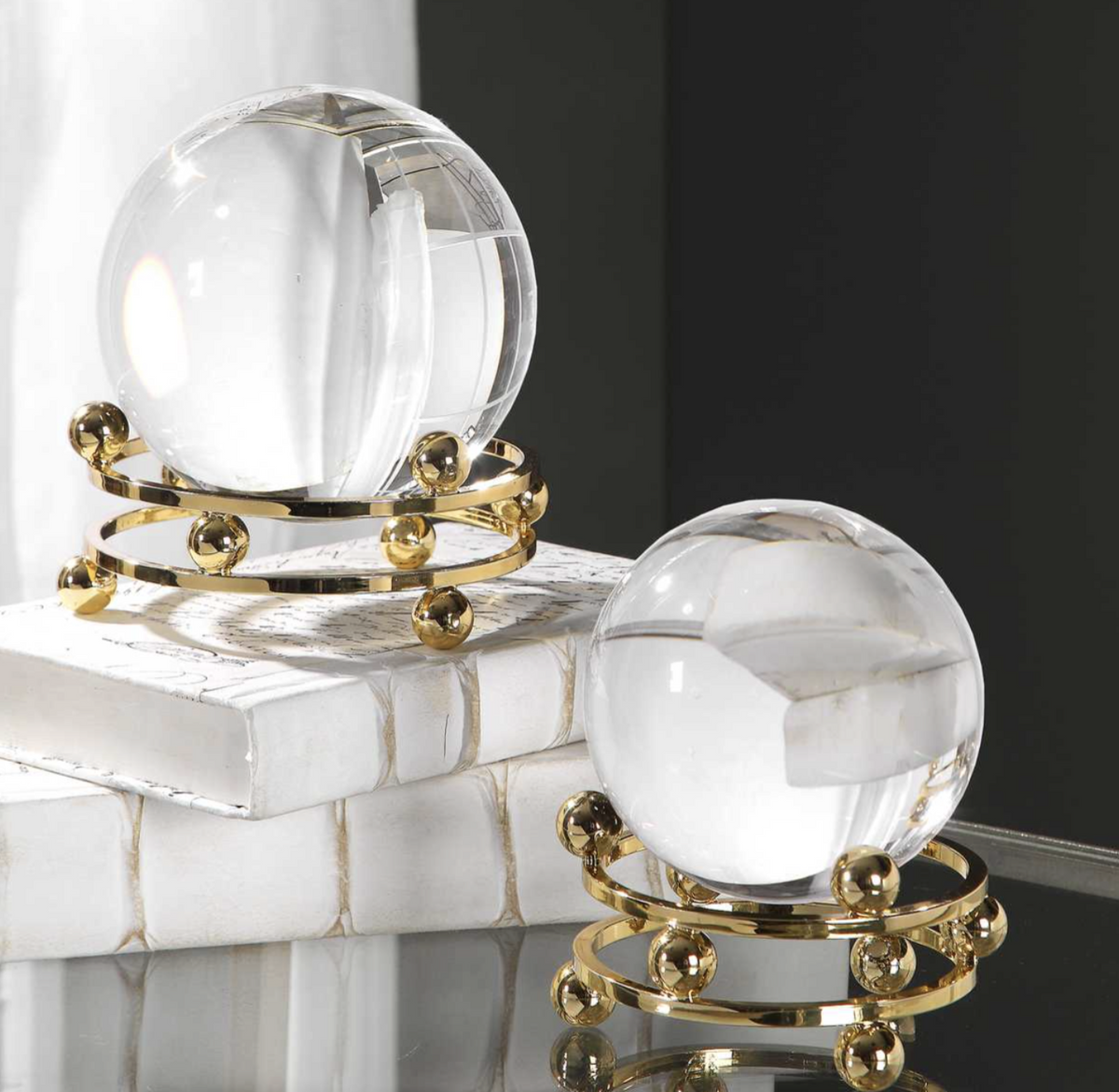 Uttermost Alega Spheres - Set of 2