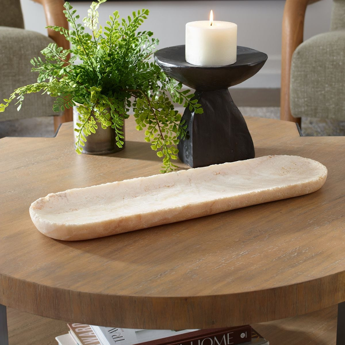Uttermost Sculpted Onyx Indoor-Outdoor Bowl