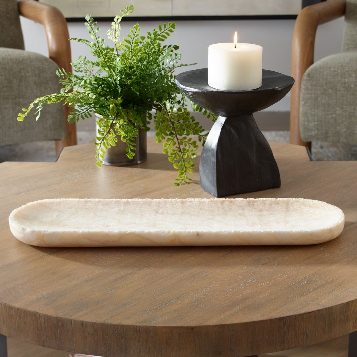 Uttermost Sculpted Onyx Indoor-Outdoor Bowl