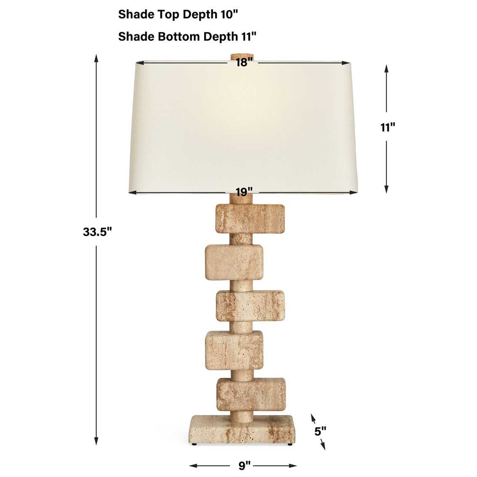 Uttermost Shuffle Table Lamp