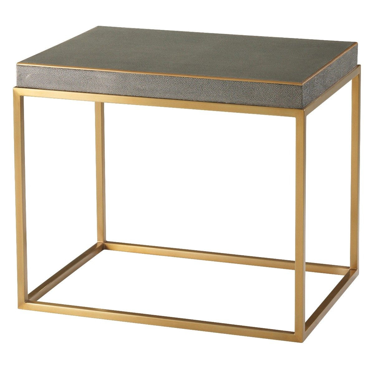 Theodore Alexander Fisher Side Table in Tempest