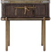 Theodore Alexander Iconic Bedside Table in Veneer