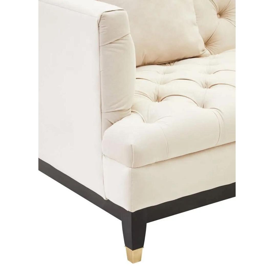 Sirella 2 Seat Ivory Fabric Sofa Sofa