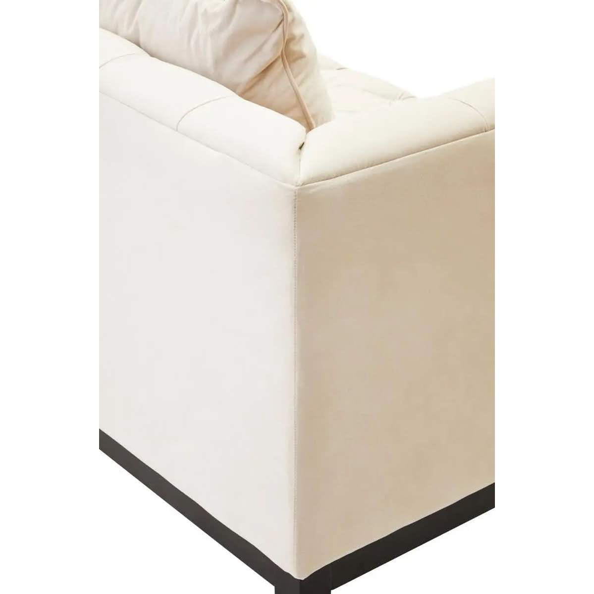 Sirella 2 Seat Ivory Fabric Sofa Sofa