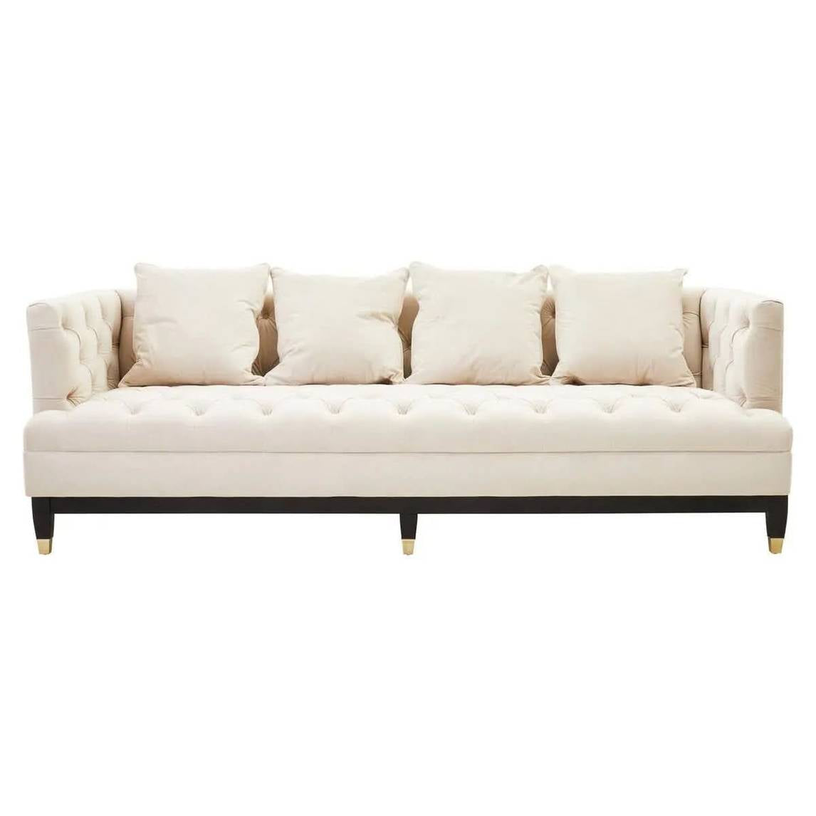 Sirella 3 Seat Viola Sand Fabric Sofa Sofa