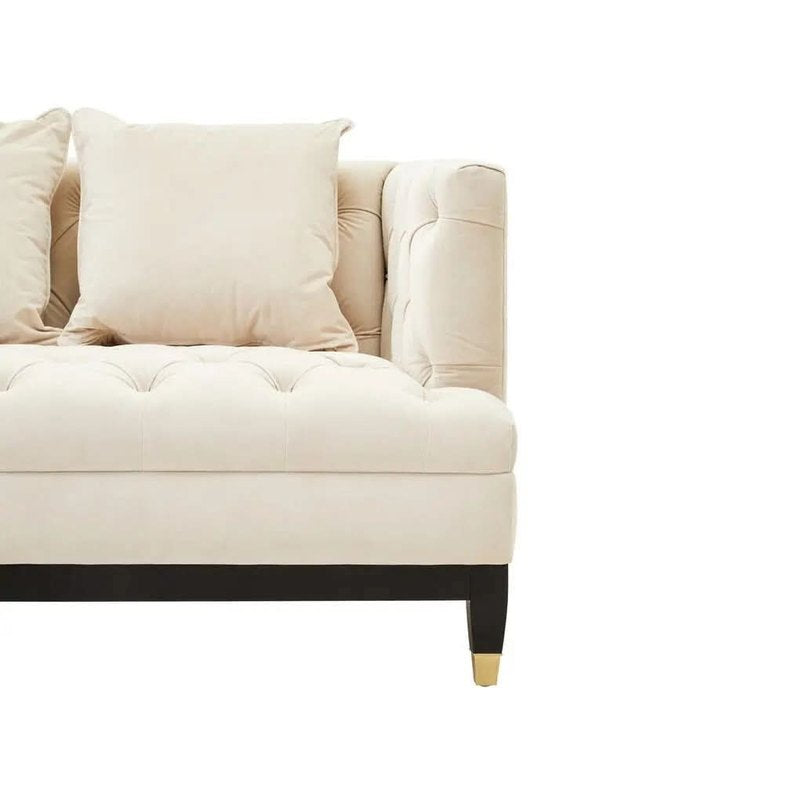 Sirella 3 Seat Viola Sand Fabric Sofa Sofa