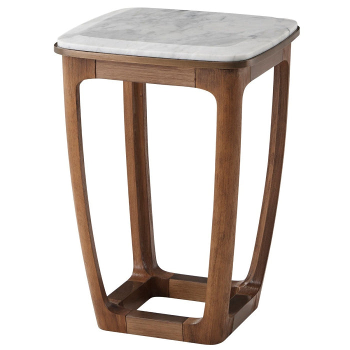 Theodore Alexander Table Converge Marble Accent in Caribbean Cask
